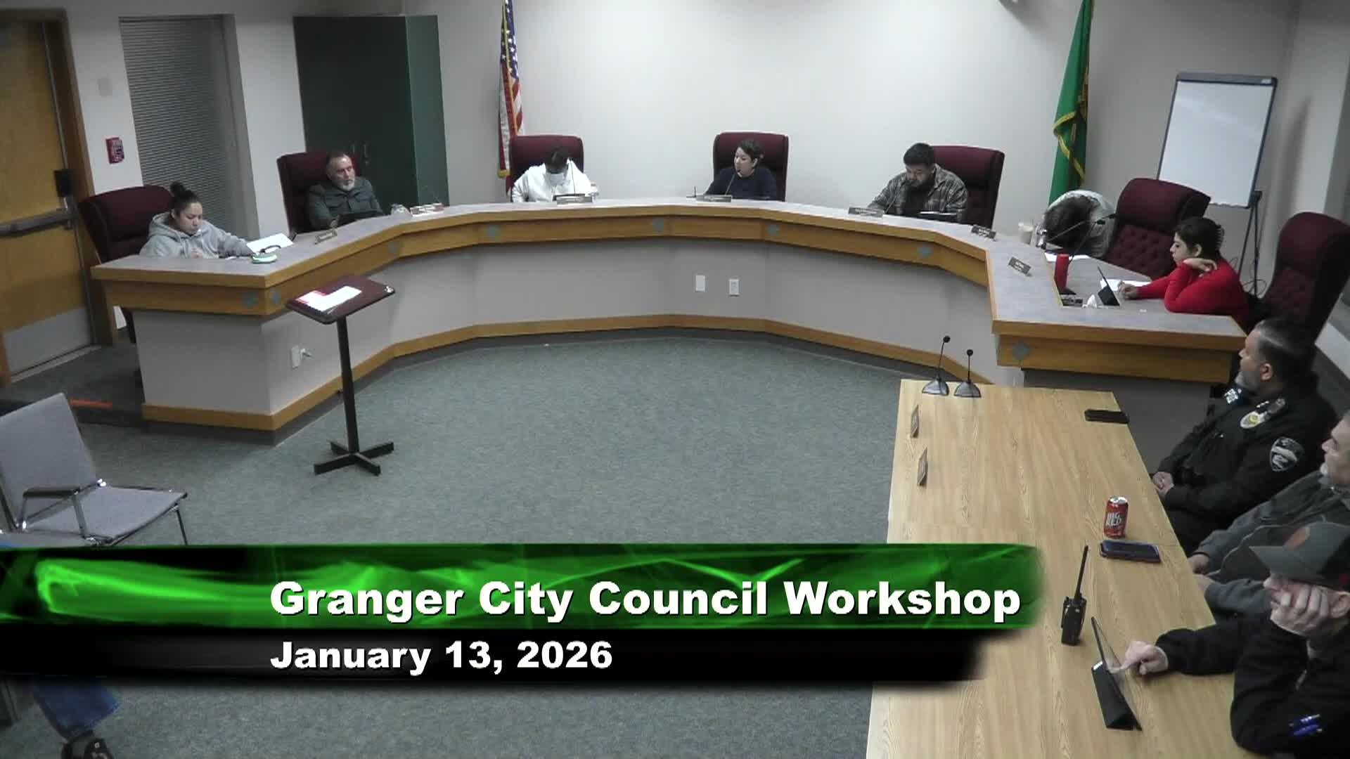 Granger City Council Workshop - January 13, 2026